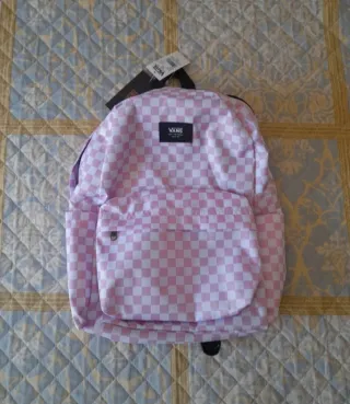 Zaino Vans a scacchi rosa