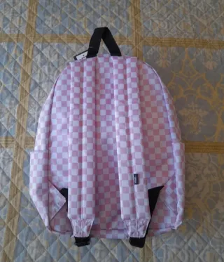 Zaino Vans a scacchi rosa