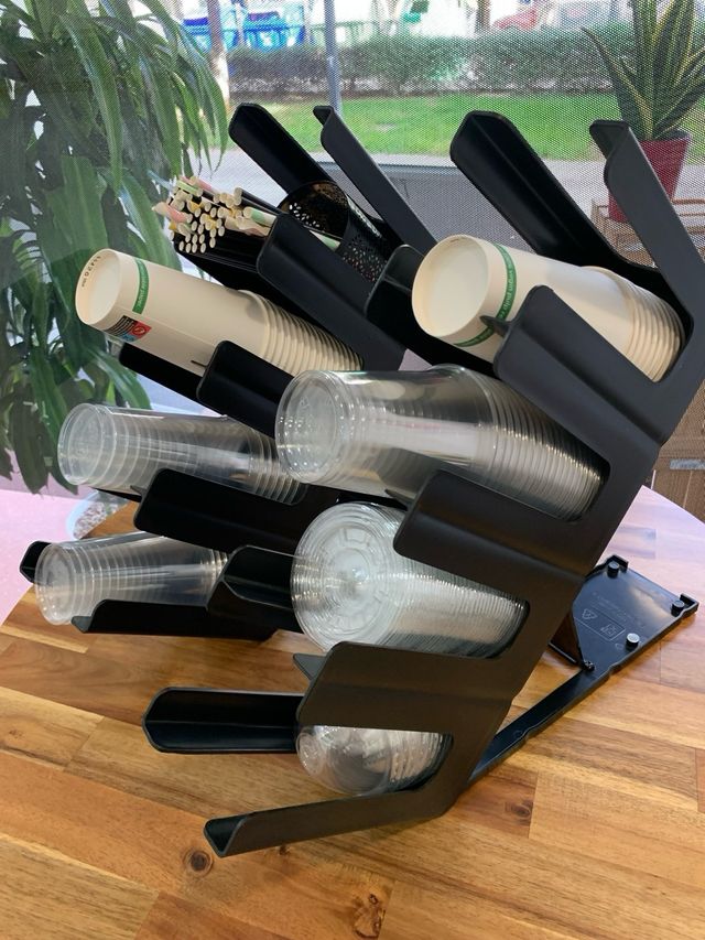 Organizador de vasos resistente x 2 unid