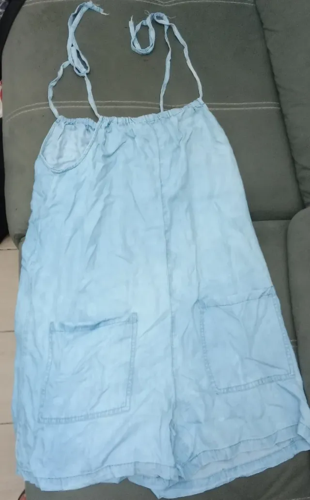 Vestido Verano Vaquero Azul