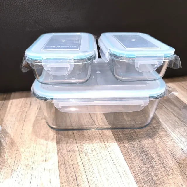 Set 8 Recipientes Cristal Tapers