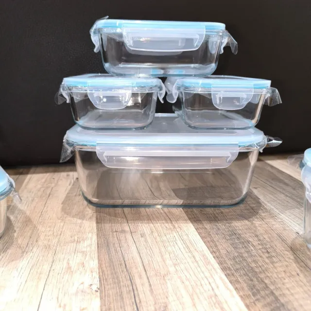 Set 8 Recipientes Cristal Tapers