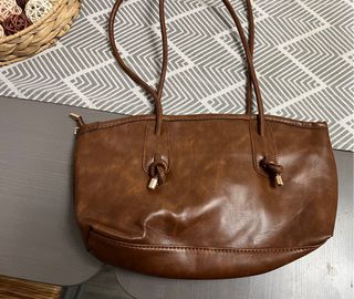 Borsa ecopelle marrone