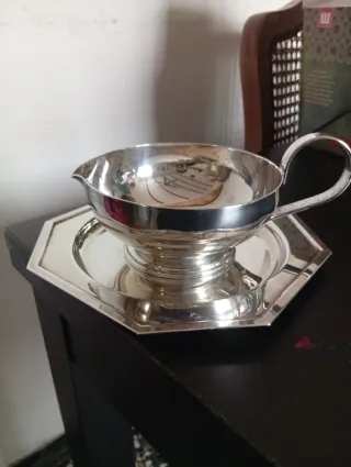 Salsiera in silver plate