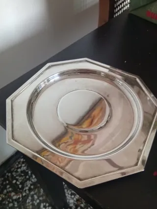 Salsiera in silver plate