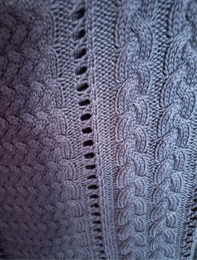 Jersey punto azul oscuro