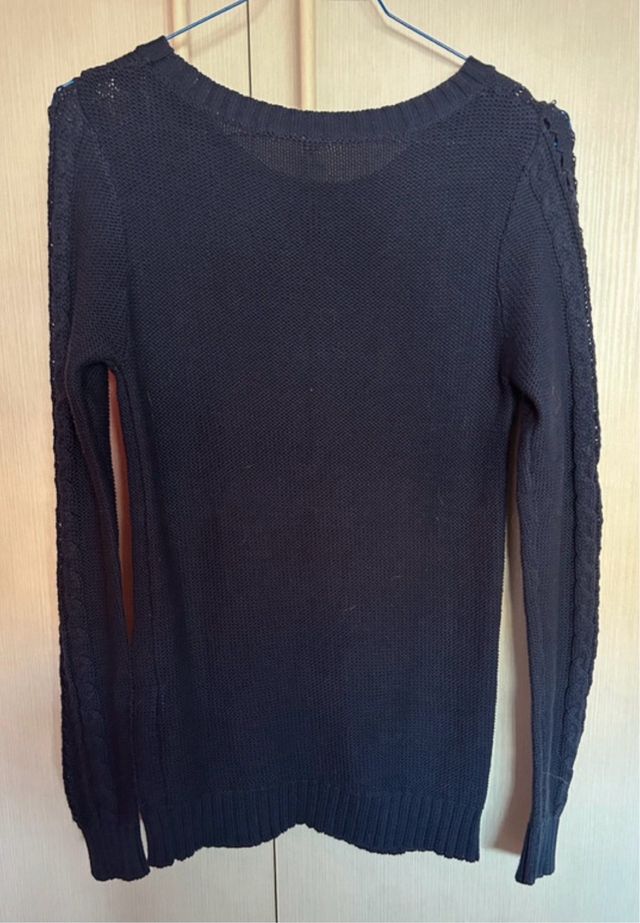 Jersey punto azul oscuro