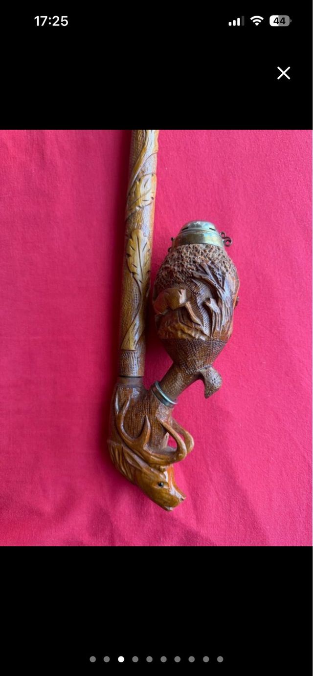 Figura artesanal madera vintage