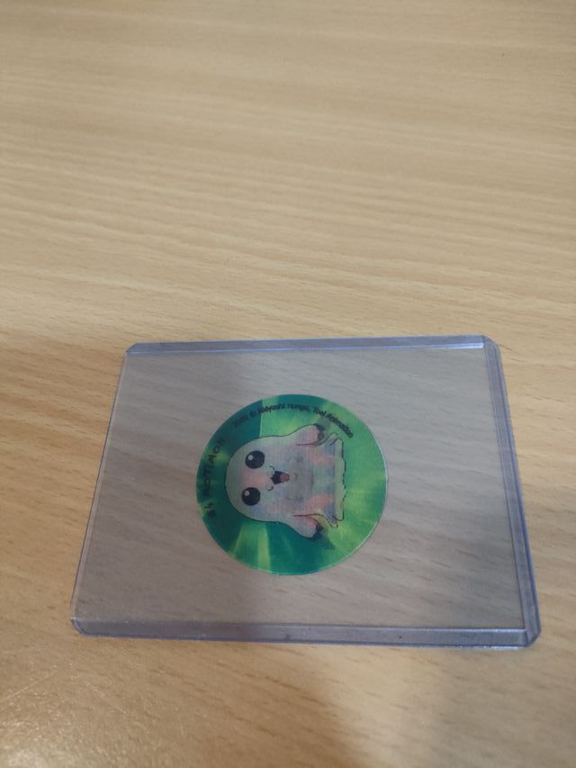 Tazo Boomer Digimon Holográfico