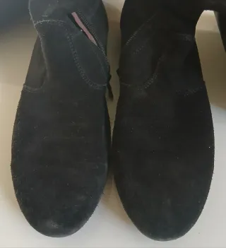 Stivali Nero Giardini n.36 neri in camoscio