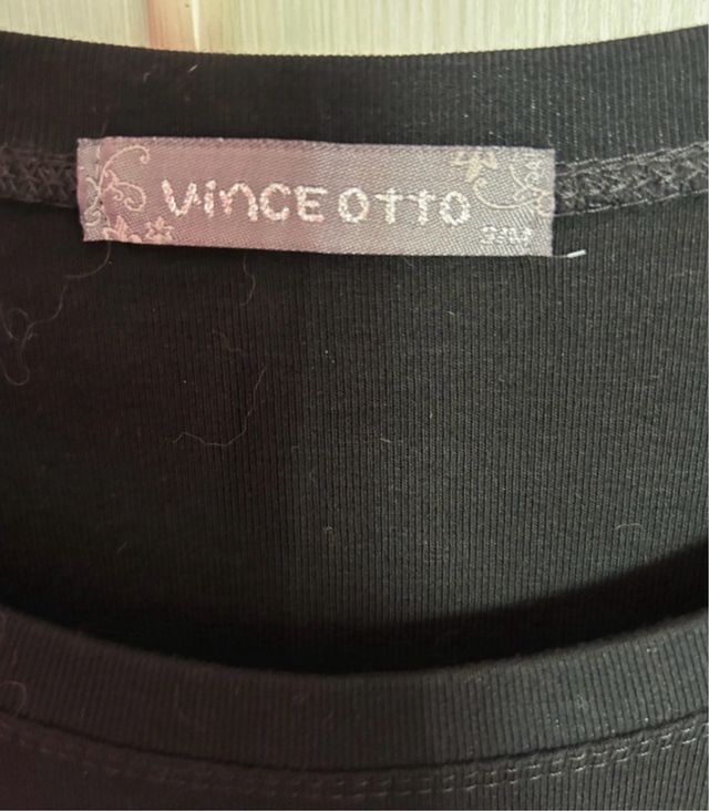 Camiseta VINCECEOTTO Negra Talla S
