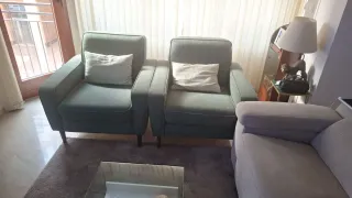 2 poltrone verdi El Corte Inglés