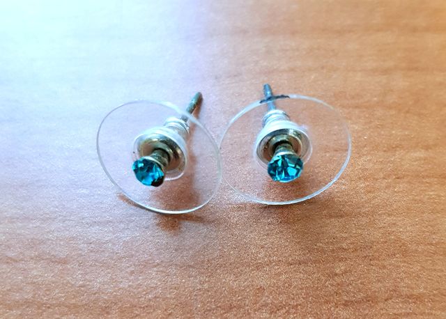 Orecchini punto luce turchese e argento
