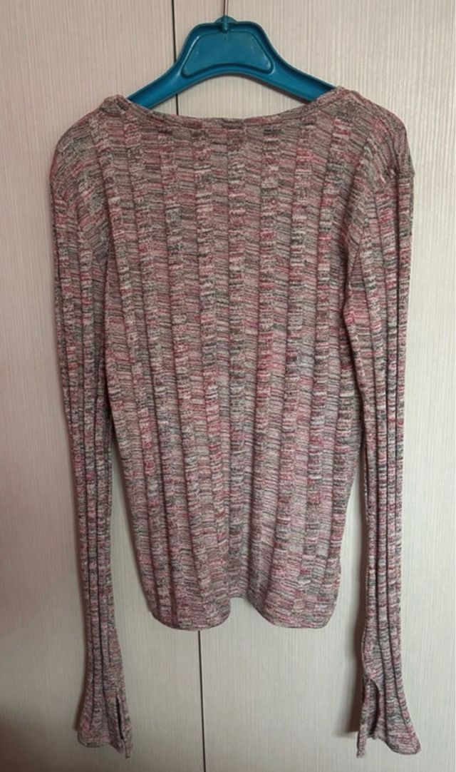 Jersey Bershka punto multicolor talla XS