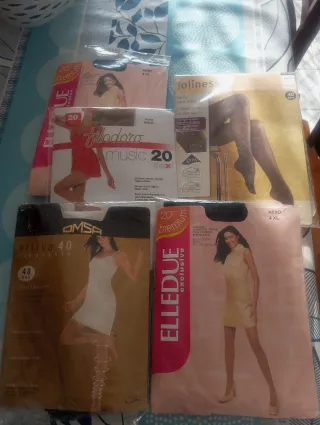 Collant Joliness neri 4XL