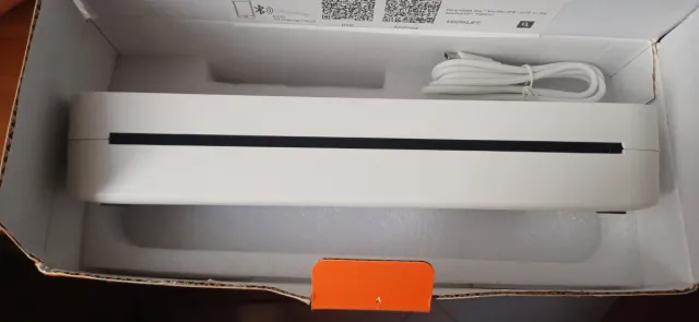 Stampante termica bianca