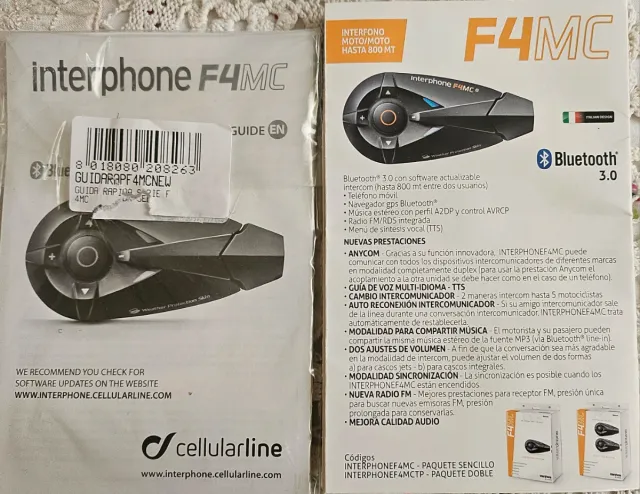 Intercomunicador Interphone F4MC (Cellular Line)