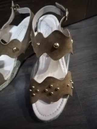 Sandalias ante Zara Talla 38