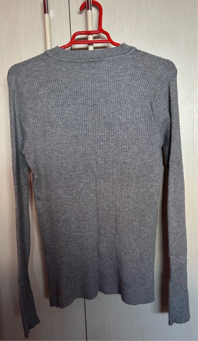 Jersey de punto gris