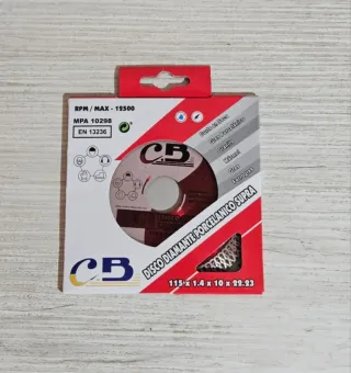 Disco Diamante CB Porcelánico Supra 115mm