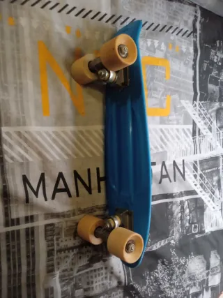 Monopatín azul hasta 50kg