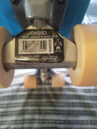 Monopatín azul hasta 50kg