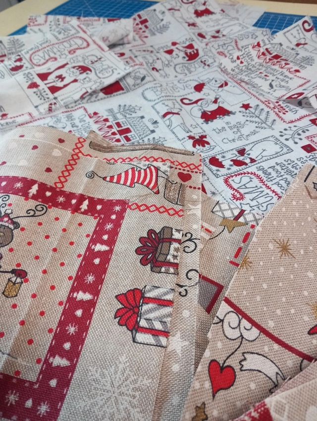 Stoffe tema Natale - ritagli