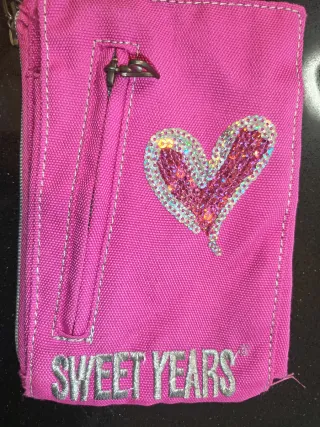 Borsetta Sweet Years Cuore Glitter Rosa