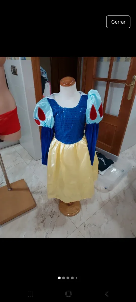 Disfraz niña talla 5 años