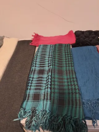 Lote de pañuelos y bufanda