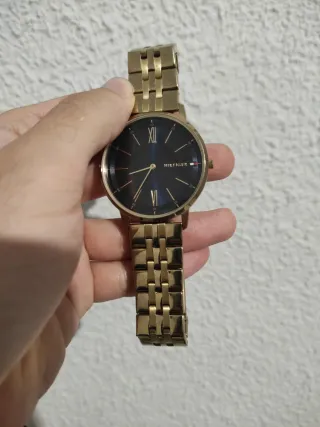 Reloj Tommy Hilfiger Dorado y Negro