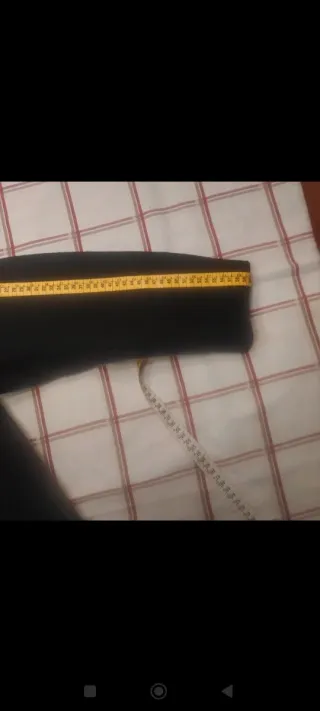 Chaquetón Mango Talla 44 Negro