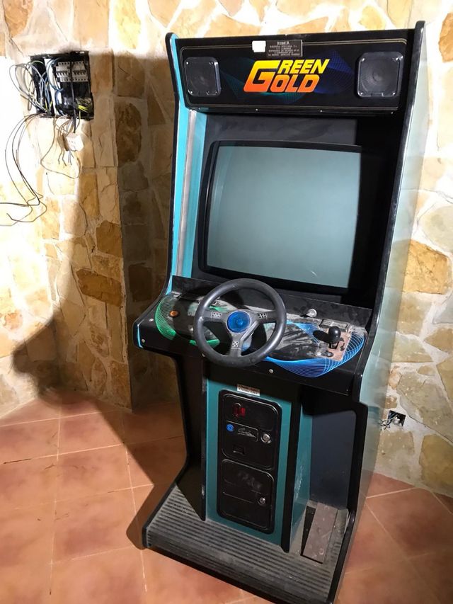 Máquina Recreativa Arcade Green Gold
