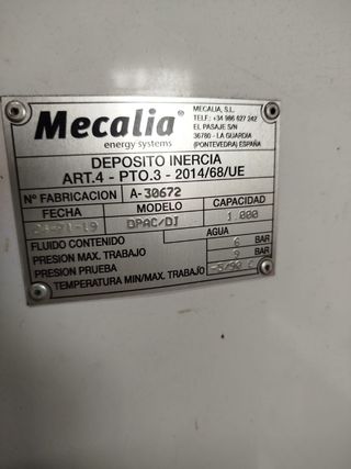 Caldera de leña Vigas 40