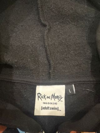 Sudadera Rick y Morty con cremallera