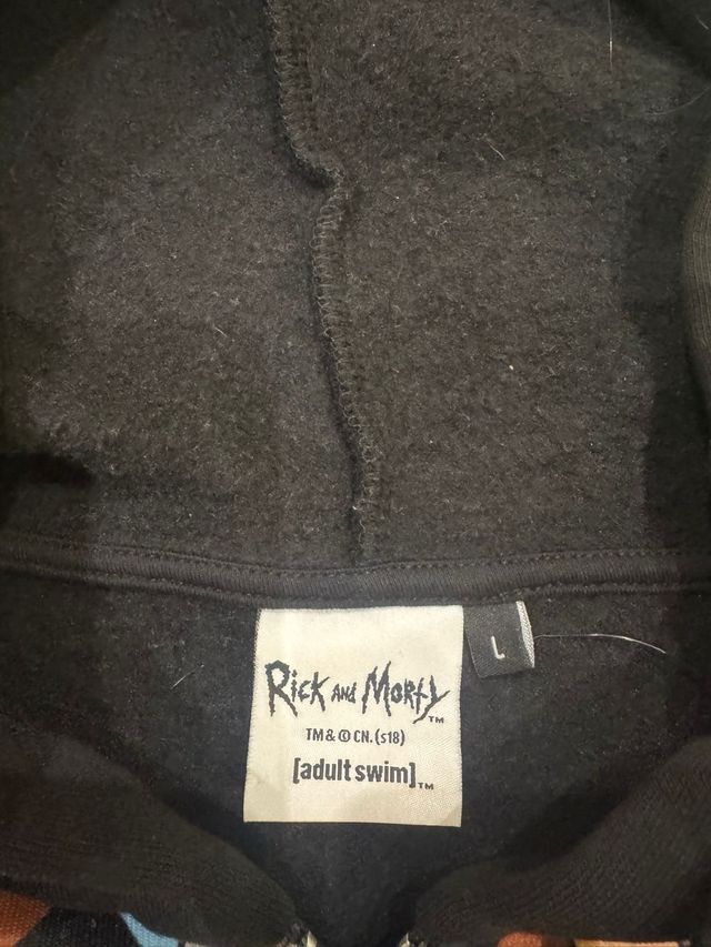 Sudadera Rick y Morty con cremallera