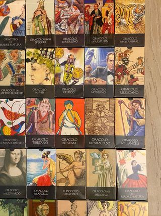 35 mazzi Tarocchi da collezione