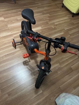Bicicleta infantil Btwin naranja