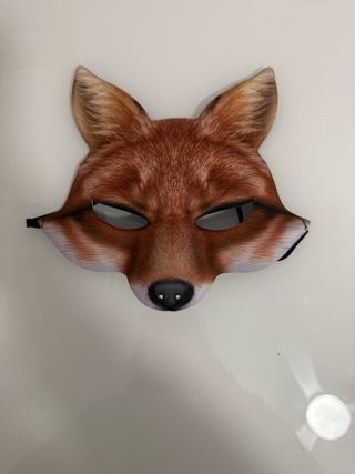 Careta de zorro para fiestas