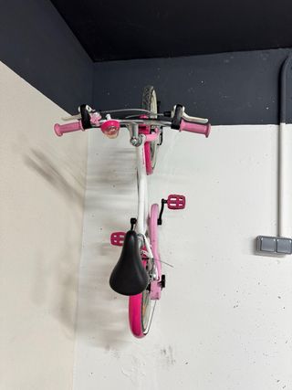 Bicicleta infantil Btwin rosa