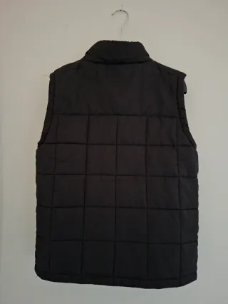 Giubbino smanicato Kappa nero trapuntato