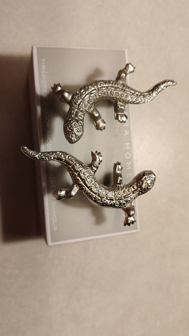 Sparatutto in metallo con lucertole (2 unità)