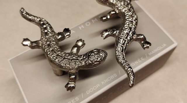 Sparatutto in metallo con lucertole (2 unità)