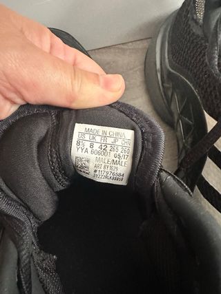 Zapatillas Adidas Negras Talla 42 como nuevas