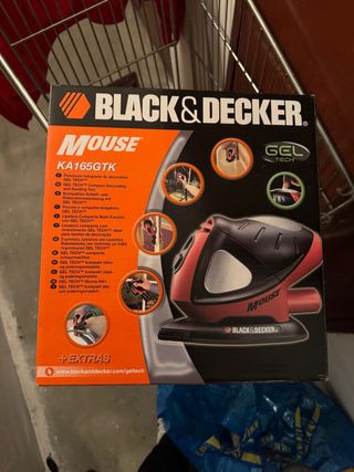 Lijadora Black & Decker Mouse KA165GTK
