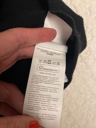 Jersey Tiffosi Pico Negro Talla L