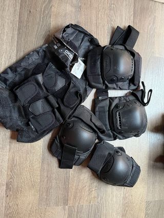 Patines y equipo de protección