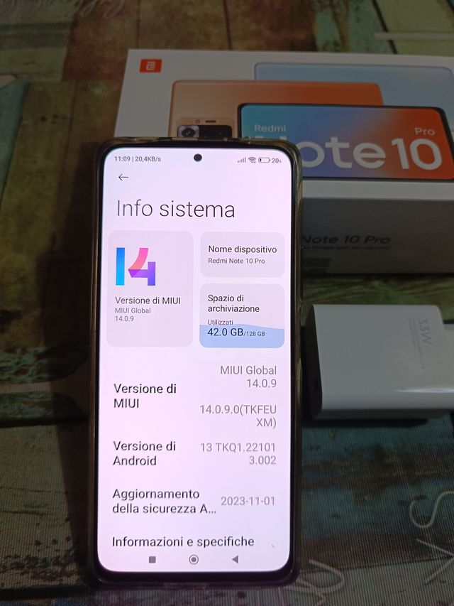 Xiaomi Redmi Note 10 Pro 128GB Grigio