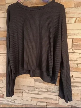 Conjunto Top Negro y Pantalón Leopardo