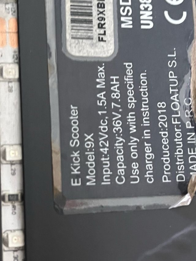 Centralita Patinete Eléctrico E-Kick 9X